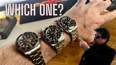 sea dweller vs deepsea thickness